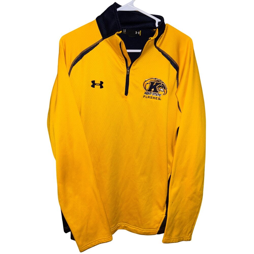 Under Armour loose fit Kent State golden flashes 1/4 zip sweatshirt (large)